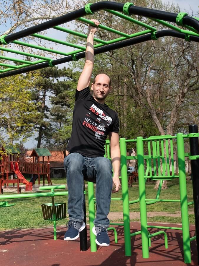 Callisthenics és a crossfit jellegű edzéseket is tart az okosfehérjével, növényi étrenden készülő IRONMAN