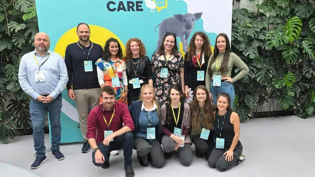 A magyarországi szervezetek küldöttei a CARE állatjogi konferencián